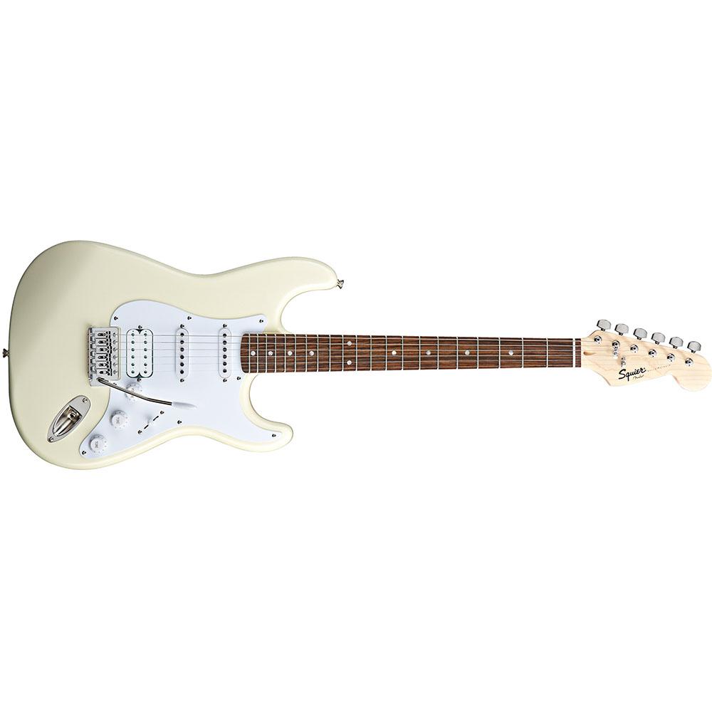 Fender 0370005580 Squier Bullet Strat HSS Arctic White Electric Guitar