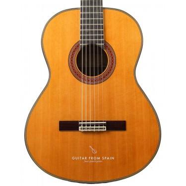 Alhambra 7C Mahogany Ebony 6-string Classical Guitar with Cedar Top Natural Classical Guitar