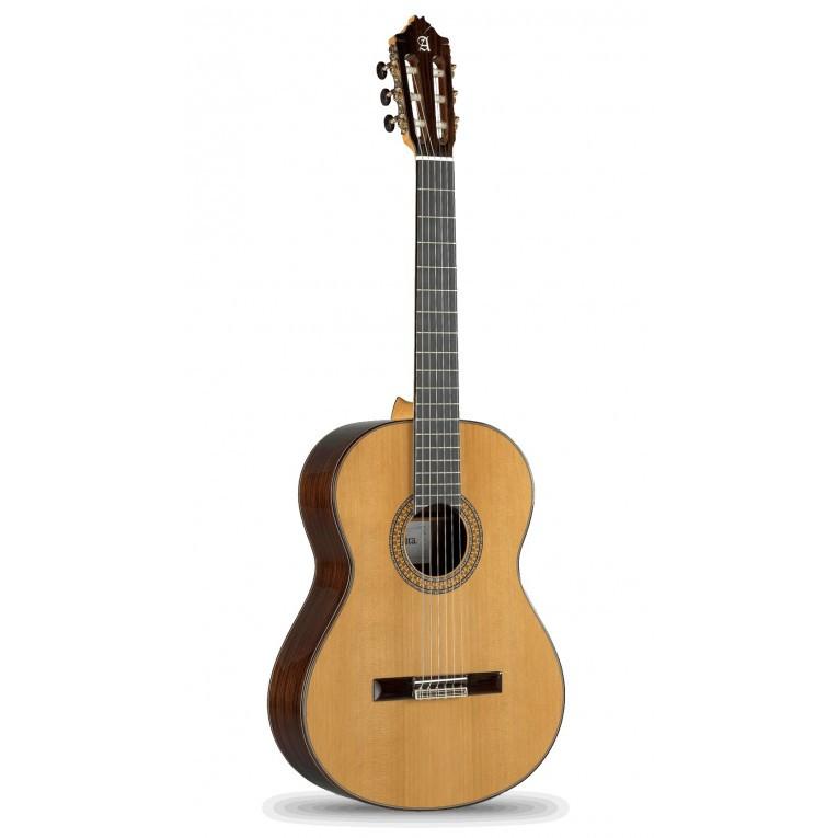 Alhambra 9P Ebony Rosewood Nylon-string Classical Guitar with Cedar Top Natural Classical Guitar