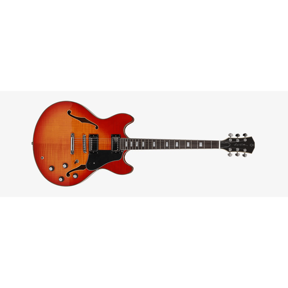 Sire H7 CS Semi Hollow Larry Calton H7 Cherry Sunburst Electric Guitar