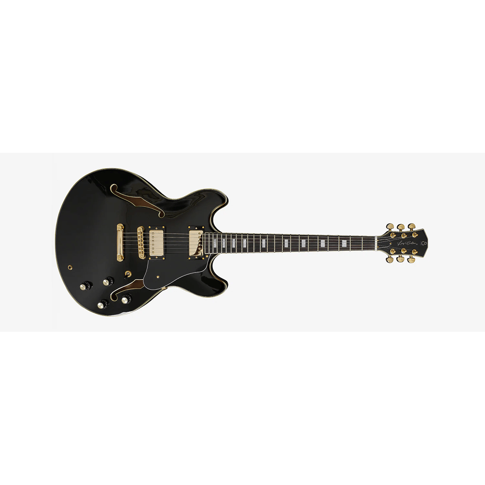Sire H7 BK Semi Hollow Larry Calton H7 Black Electric Guitar