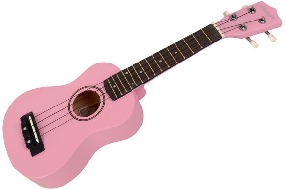 Chateau BAS01PK Bass Ukulele, Pink with Bag