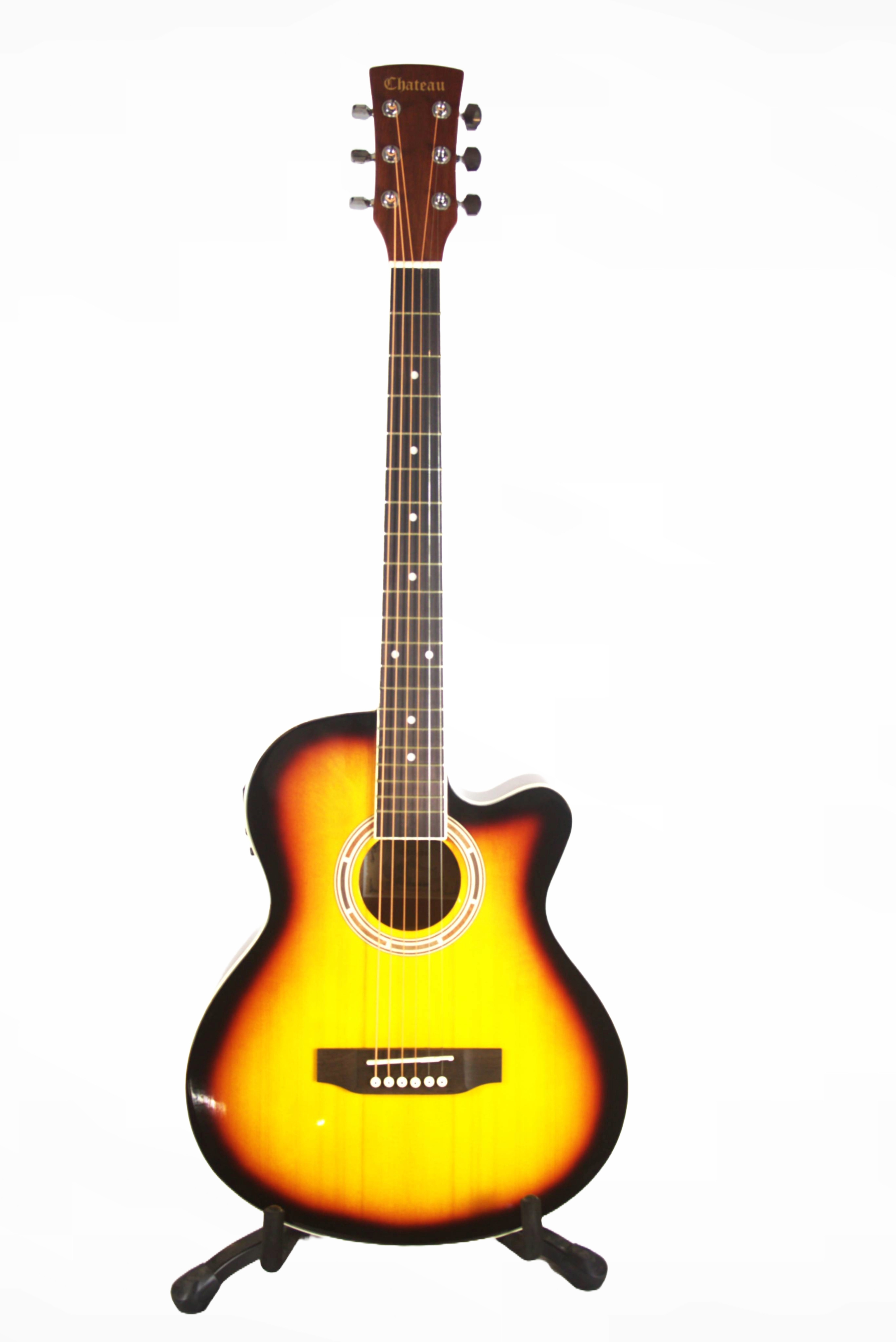 Chateau F121CE 39G Acoustic Guitar - Sunburst with EQ MT-03